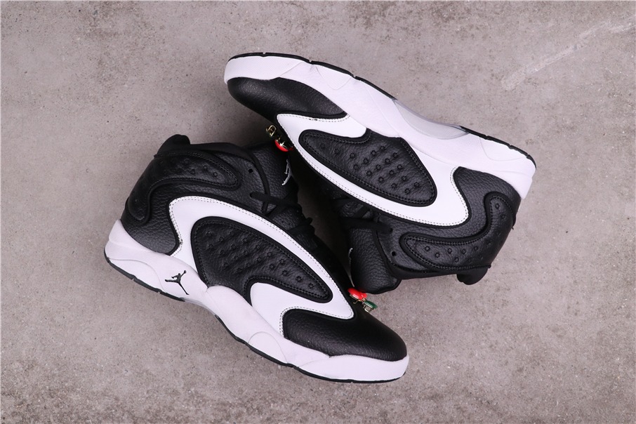 2021 Air Jordan 13.5 Black White Shoes